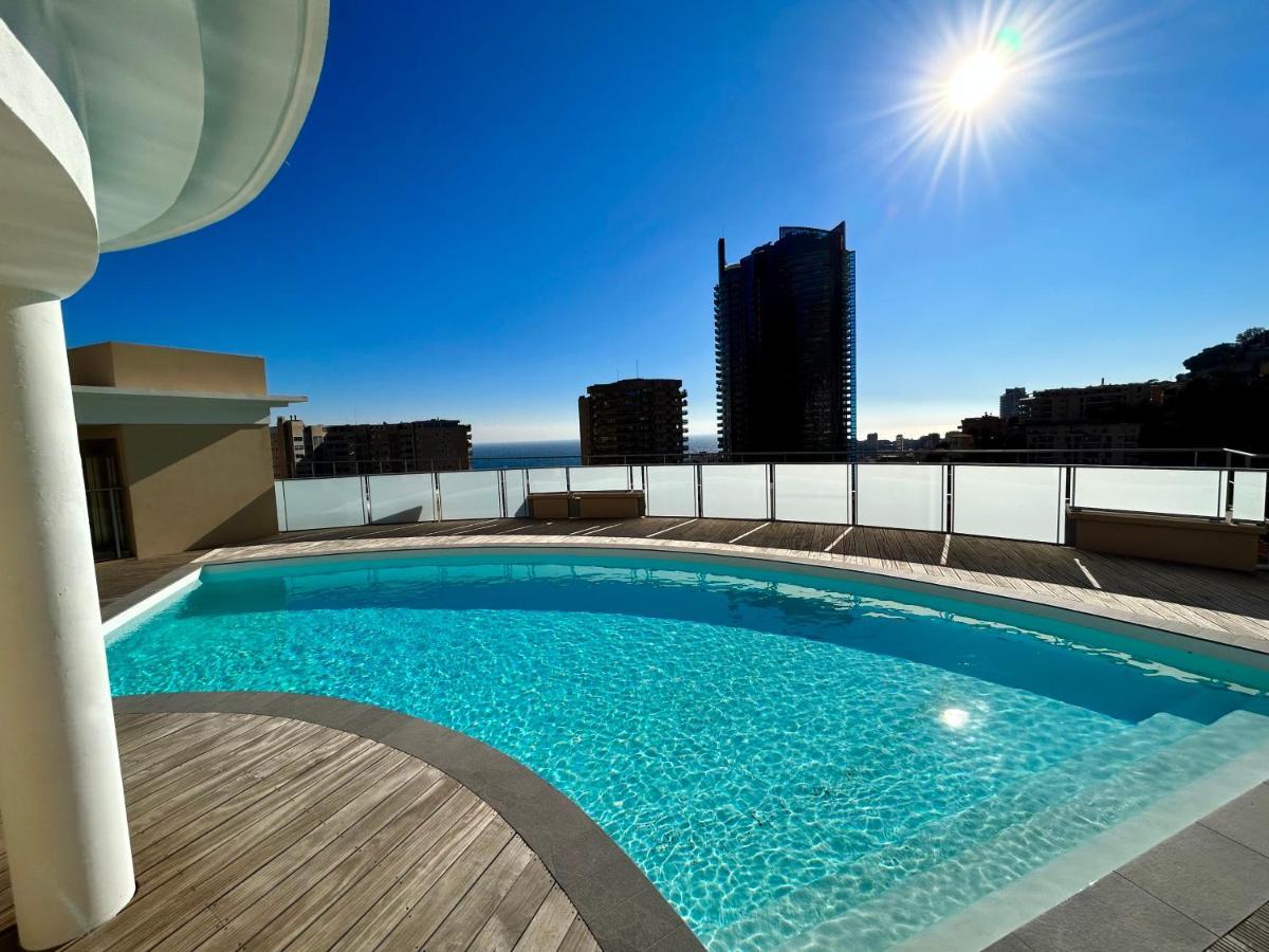 Luxueux Studio Neuf - Frontiere Monaco - Piscine - Parking Prive Buitenkant foto