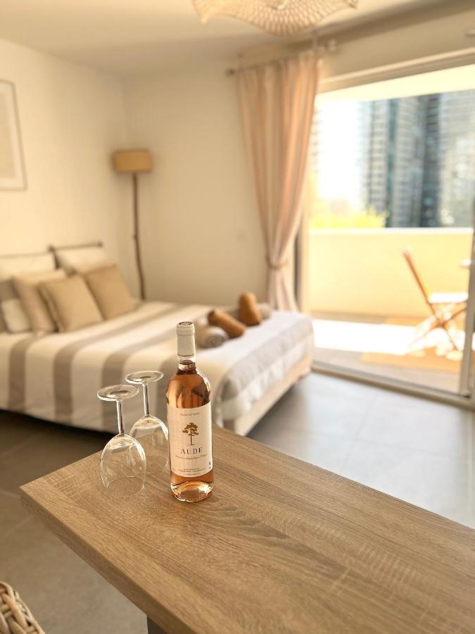 Luxueux Studio Neuf - Frontiere Monaco - Piscine - Parking Prive Buitenkant foto